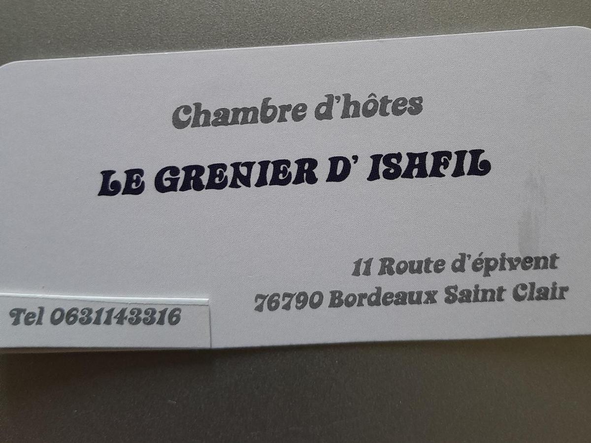Le Grenier D'Isafil Bed and Breakfast Bordeaux-Saint-Clair Εξωτερικό φωτογραφία